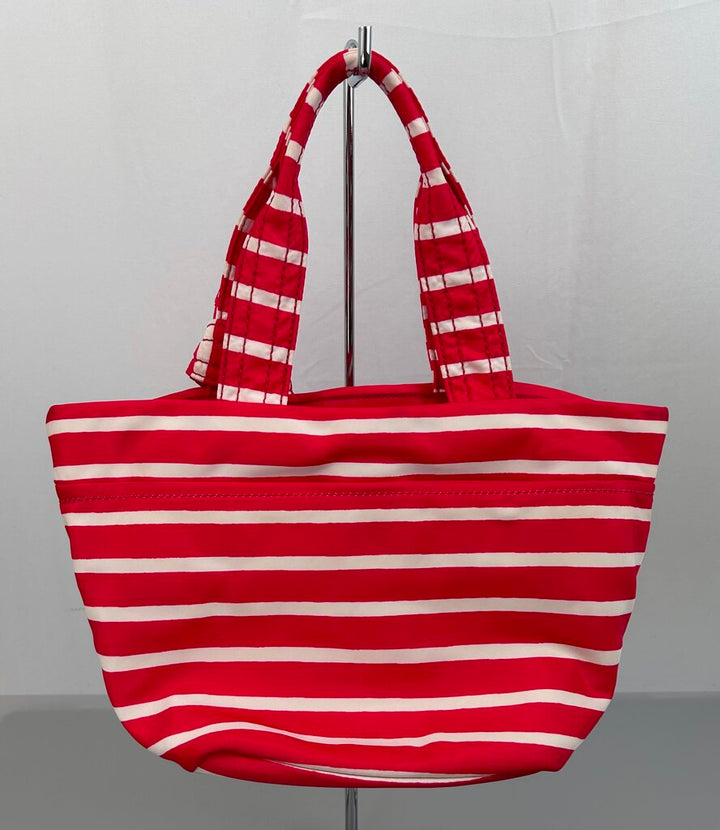 Kate Spade small nylon striped tote