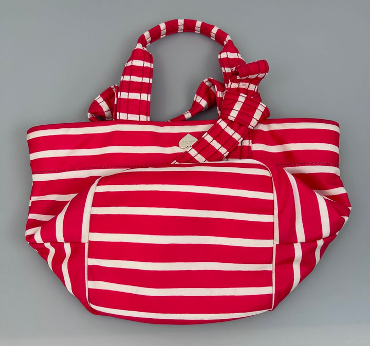 Kate Spade small nylon striped tote