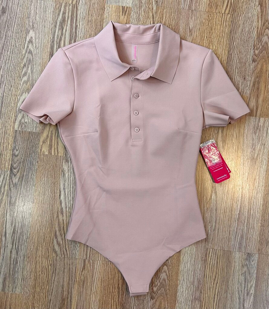 Commando NWT polo-style bodysuit (S)