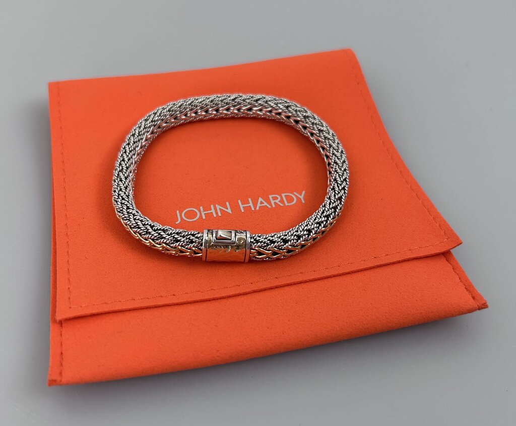 John Hardy reversible silver/gold bracelet
