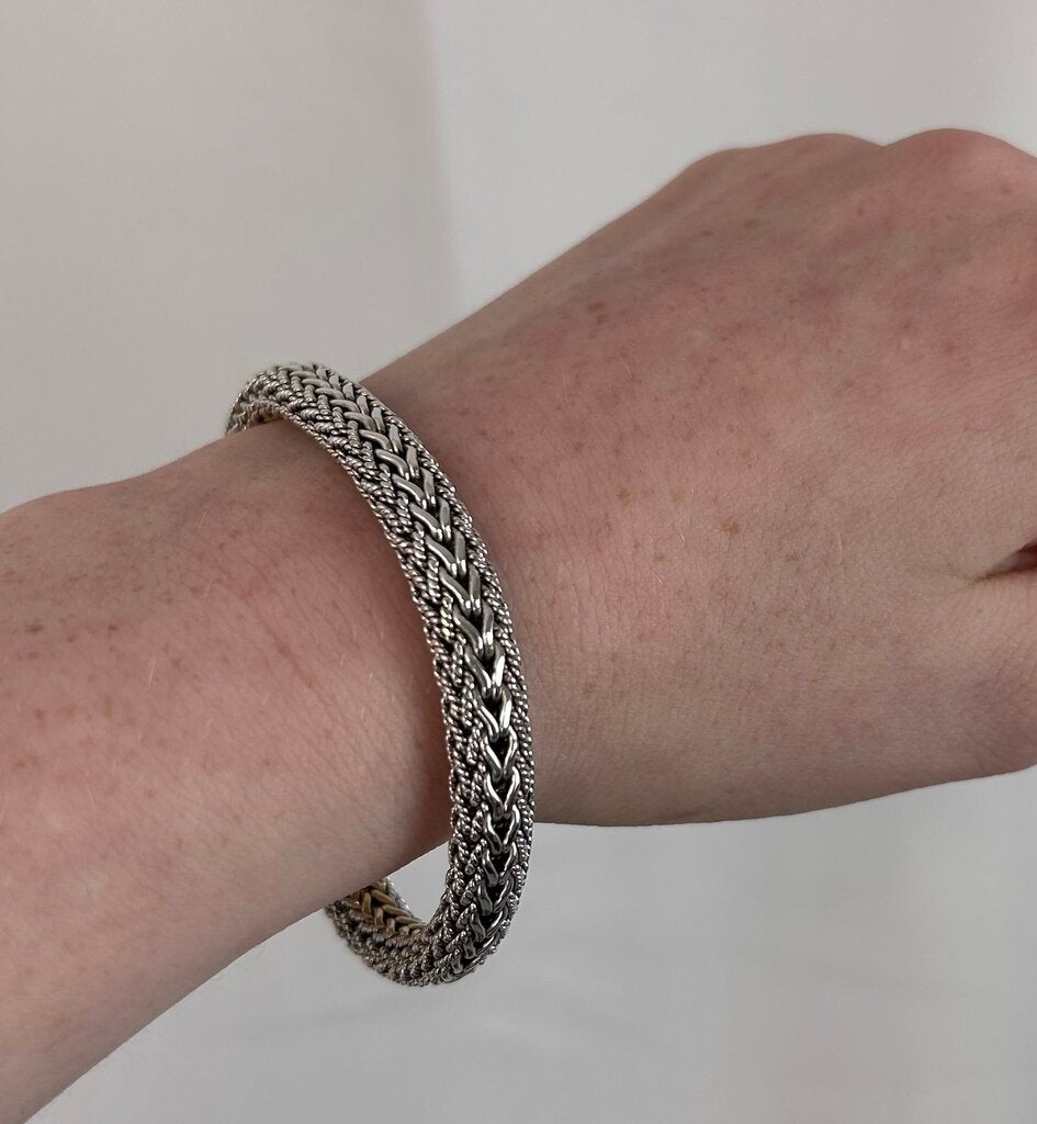John Hardy reversible silver/gold bracelet