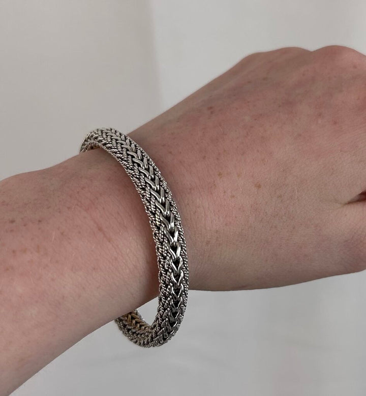 John Hardy reversible silver/gold bracelet