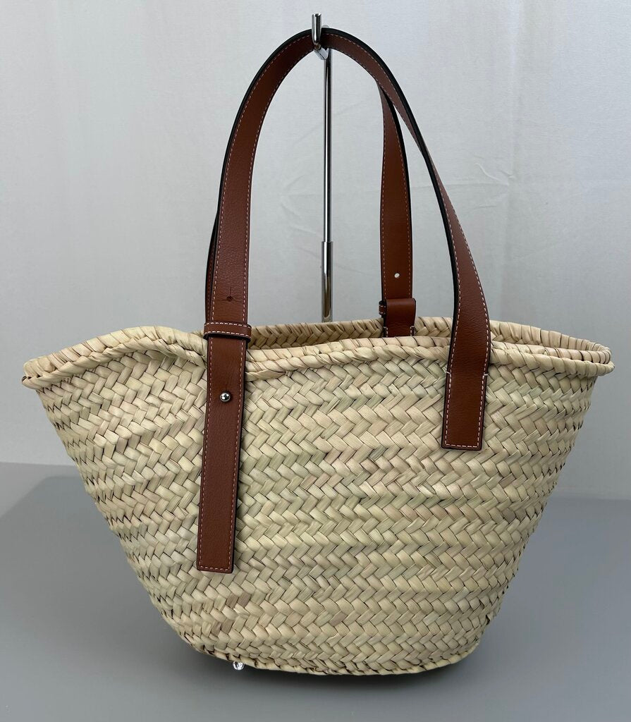 Loewe NWB Raffia Basket Tote Bag