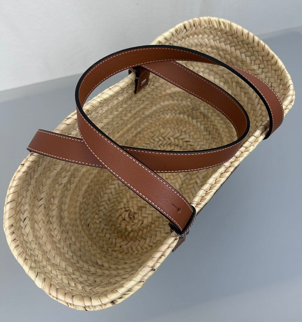 Loewe NWB Raffia Basket Tote Bag
