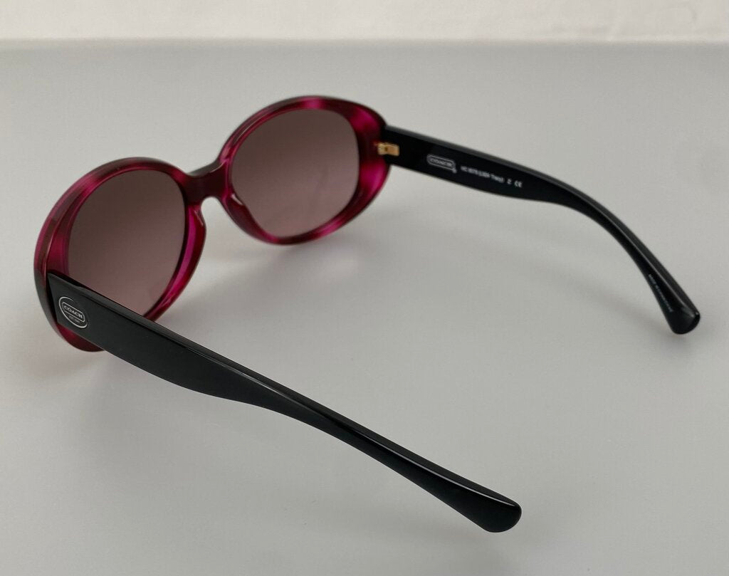 Coach vintage chunky acetate oval sunglasses