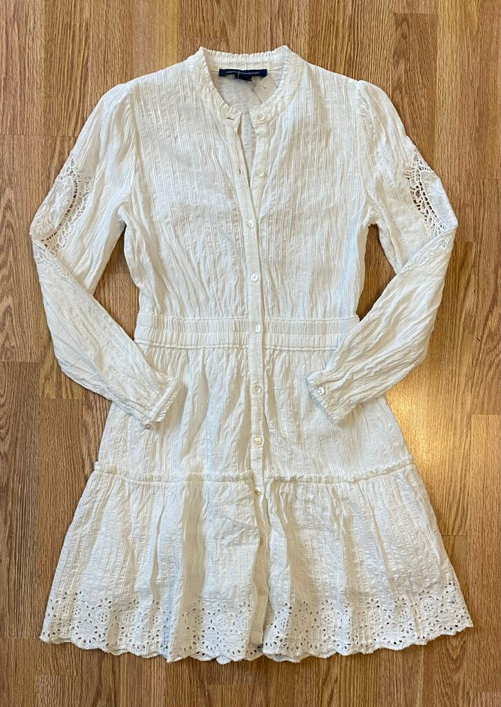 French Connection lacy peasant minidress (XS)