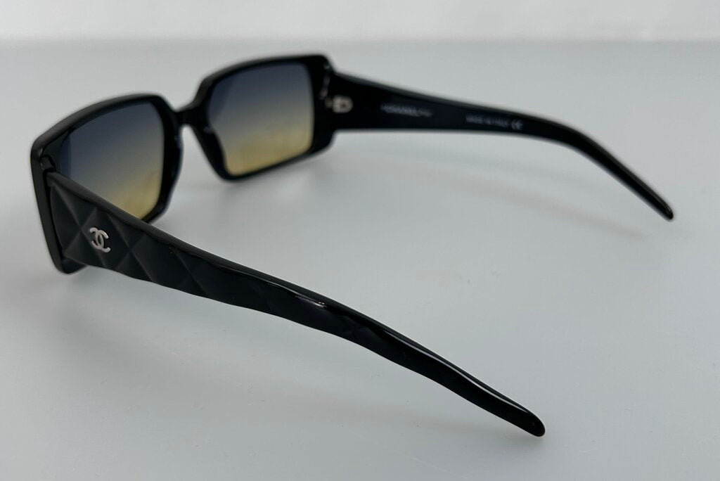 Chanel square quilted acetate sunglasses
