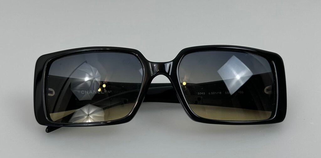 Chanel square quilted acetate sunglasses