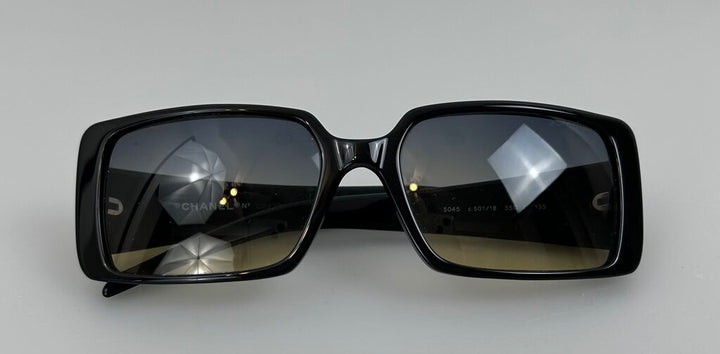 Chanel square quilted acetate sunglasses