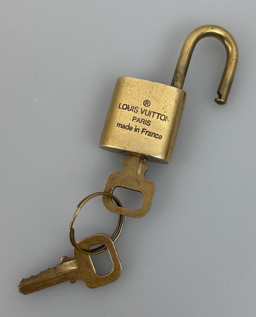 Louis Vuitton lock and key set