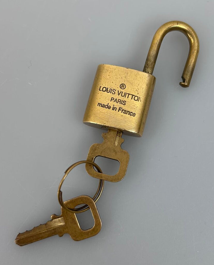 Louis Vuitton lock and key set