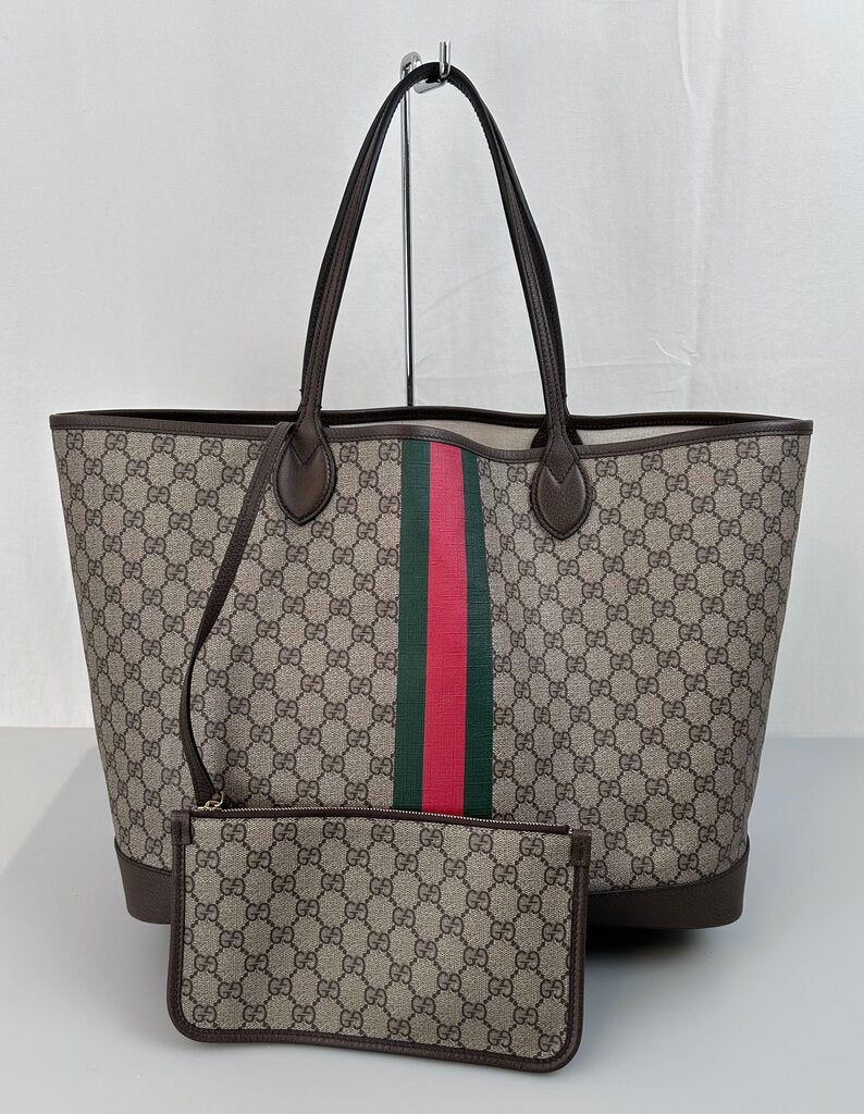 Gucci Ophidia GG Supreme Tote & Pouch