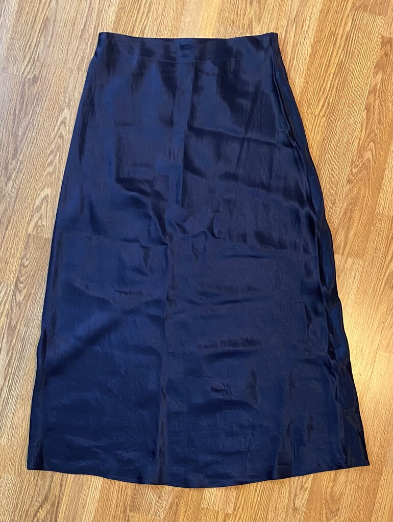 Babaton satin slip midi skirt (size 8)