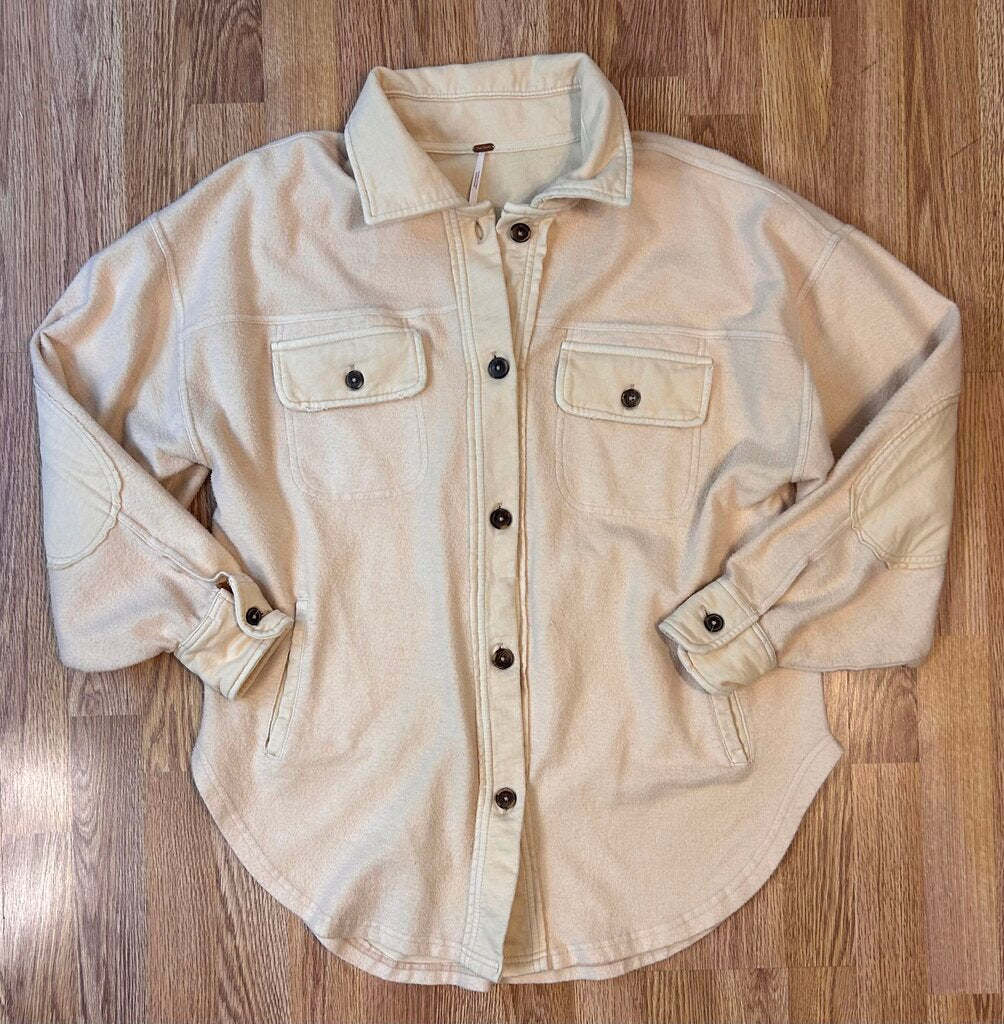 Free People Fleecy Shacket - Size L