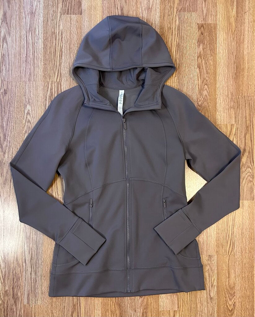 Lululemon "Day Maker" full zip hooded jacket (size 12)