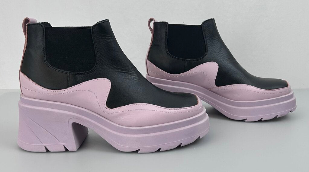 L'Intervalle chunky heel platform ankle boot (size 9.5)