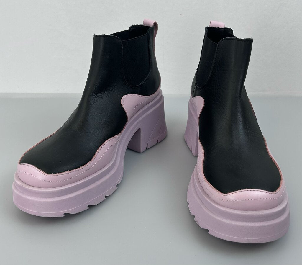 L'Intervalle chunky heel platform ankle boot (size 9.5)