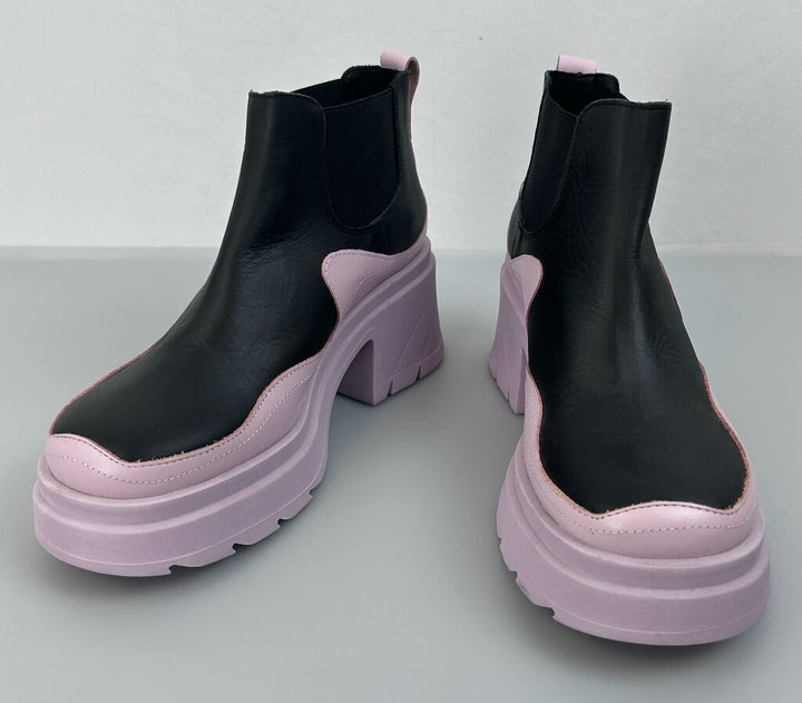 L'Intervalle chunky heel platform ankle boot (size 9.5)