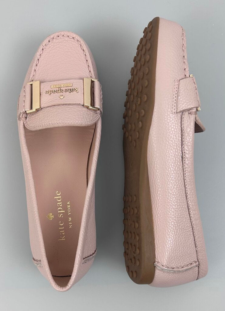 Kate Spade soft leather spade logo slip-on loafer (size 6)