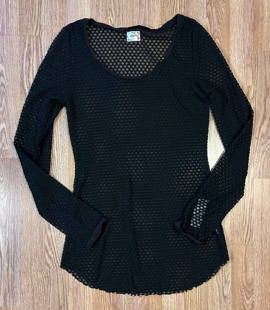 Intimately Free People thin mesh tee (L)