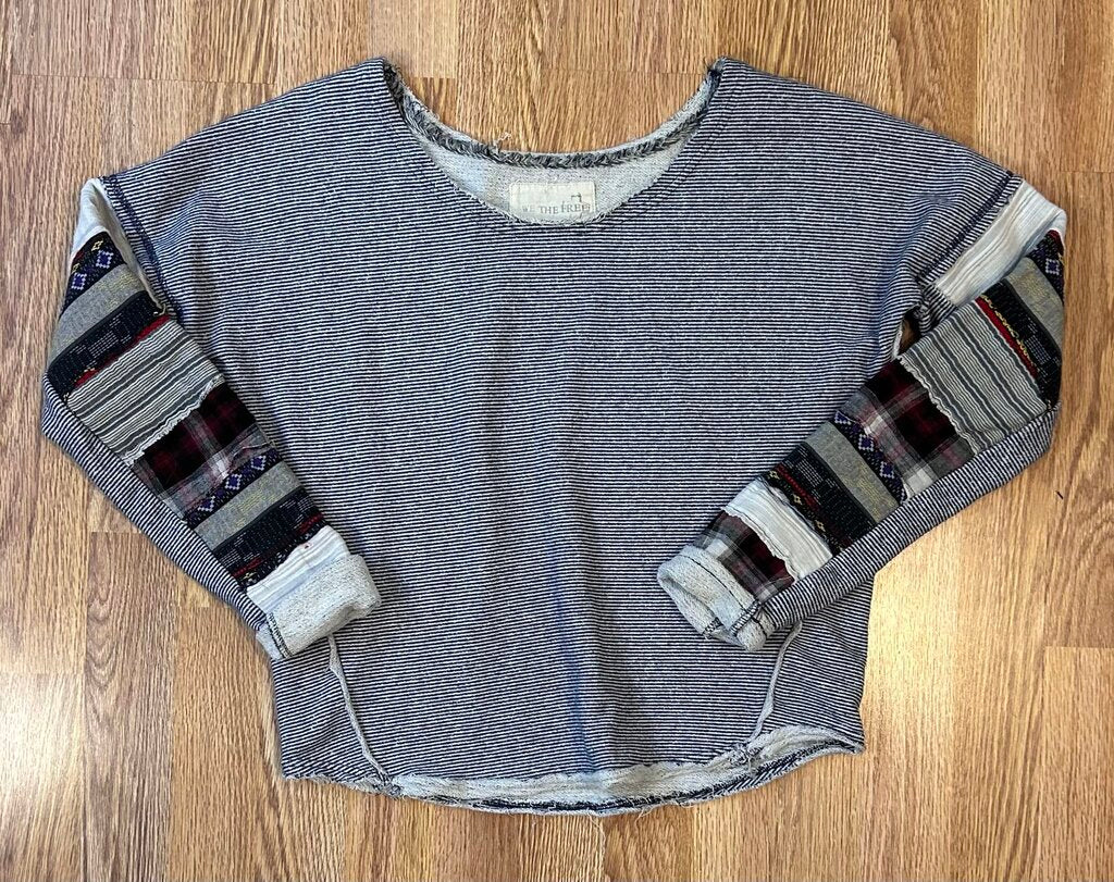 We The Free striped pullover (XS)
