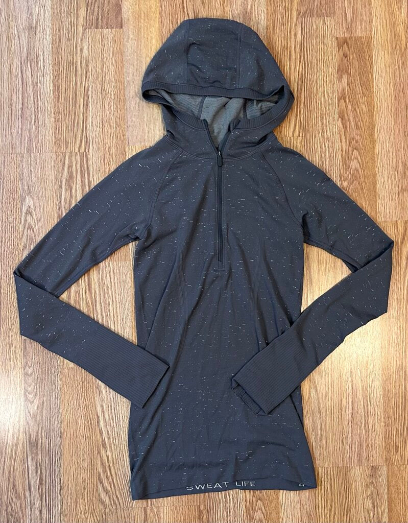 Lululemon Swiftly Tech 1/2 zip hooded jacket (size 4)