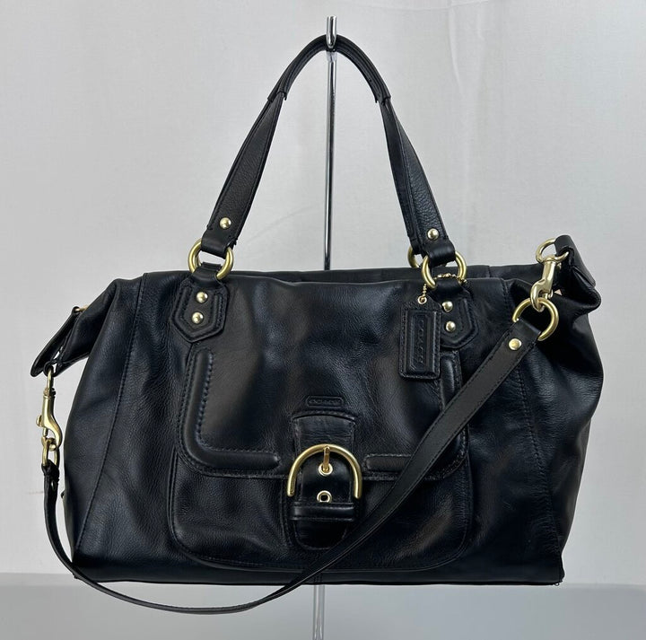 Coach Campbell leather satchel