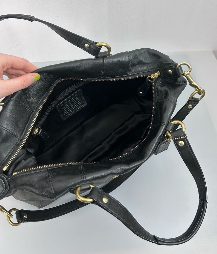 Coach Campbell leather satchel