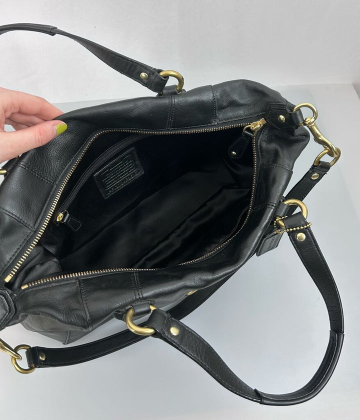 Coach Campbell leather satchel