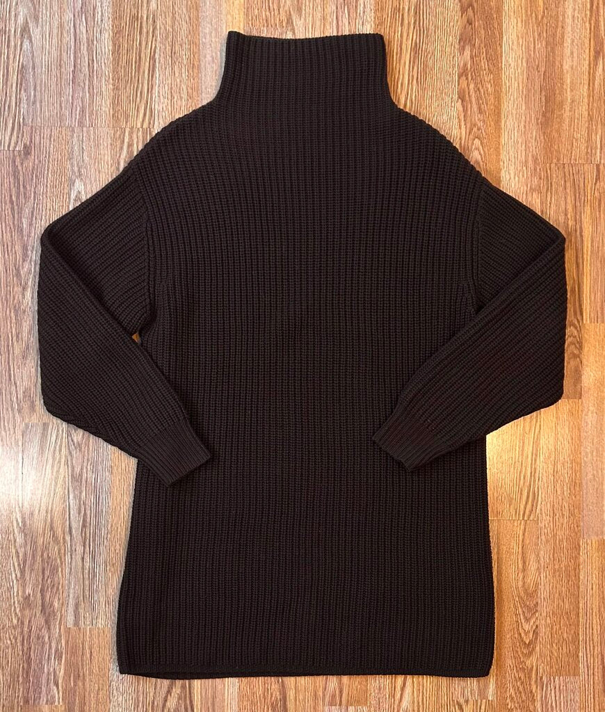 Wilfred merino blend oversized turtleneck sweater dress (S)