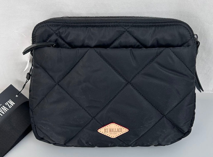 MZ Wallace NWT quilted 2-strap nylon crossbody