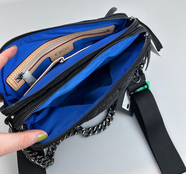 MZ Wallace NWT quilted 2-strap nylon crossbody
