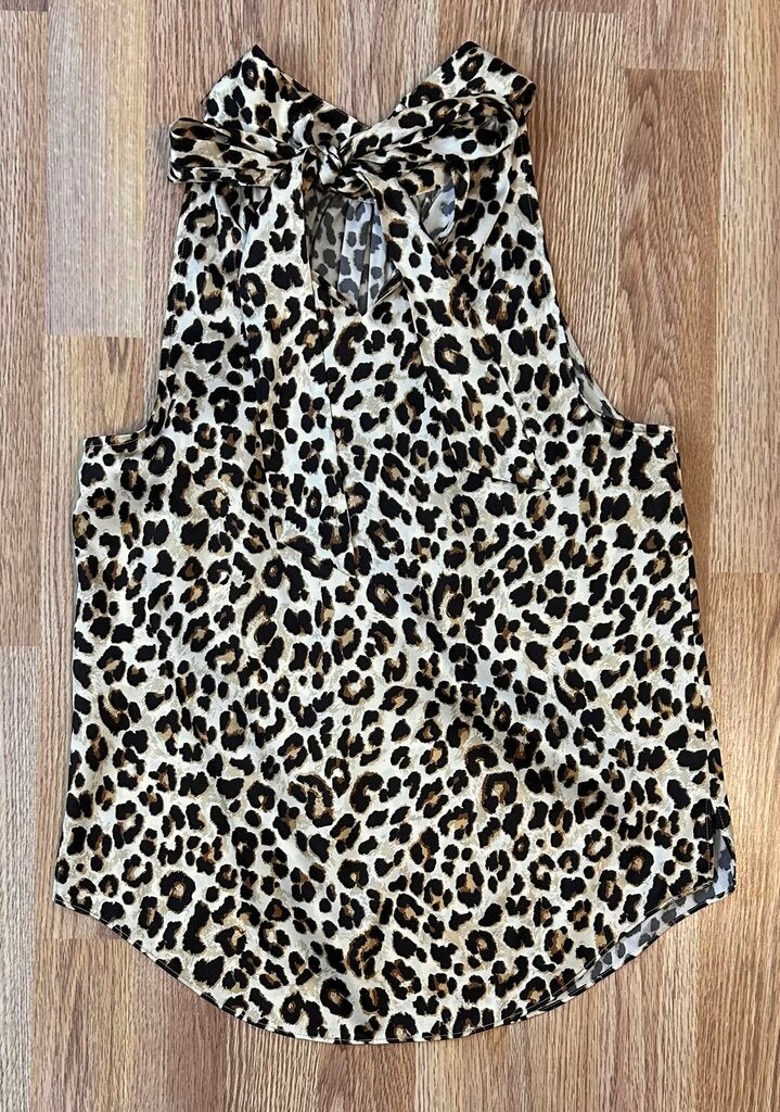 Veronica Beard NWT "Tanisha" silk blend leopard print tank (XS)