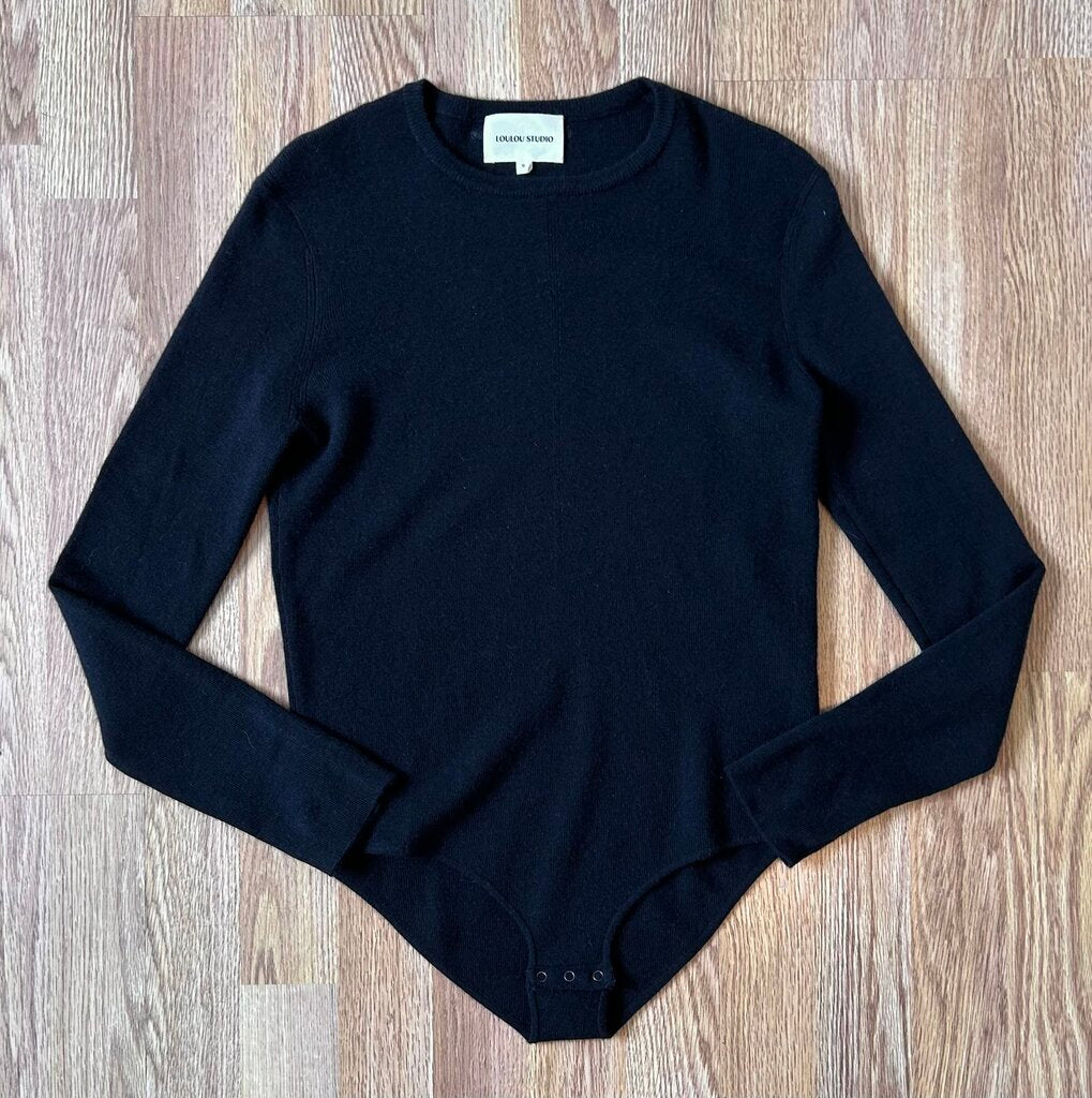 LouLou Studio cashmere bodysuit (S)