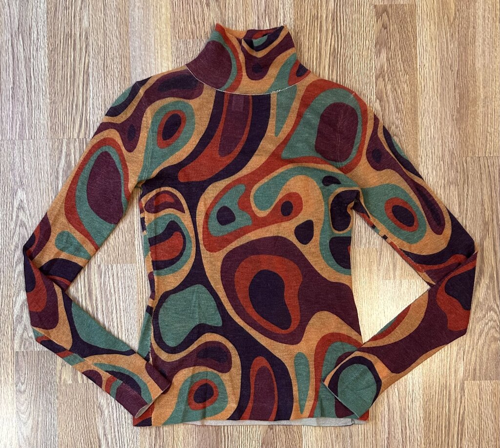 Autumn Cashmere graphic print turtleneck (XS)
