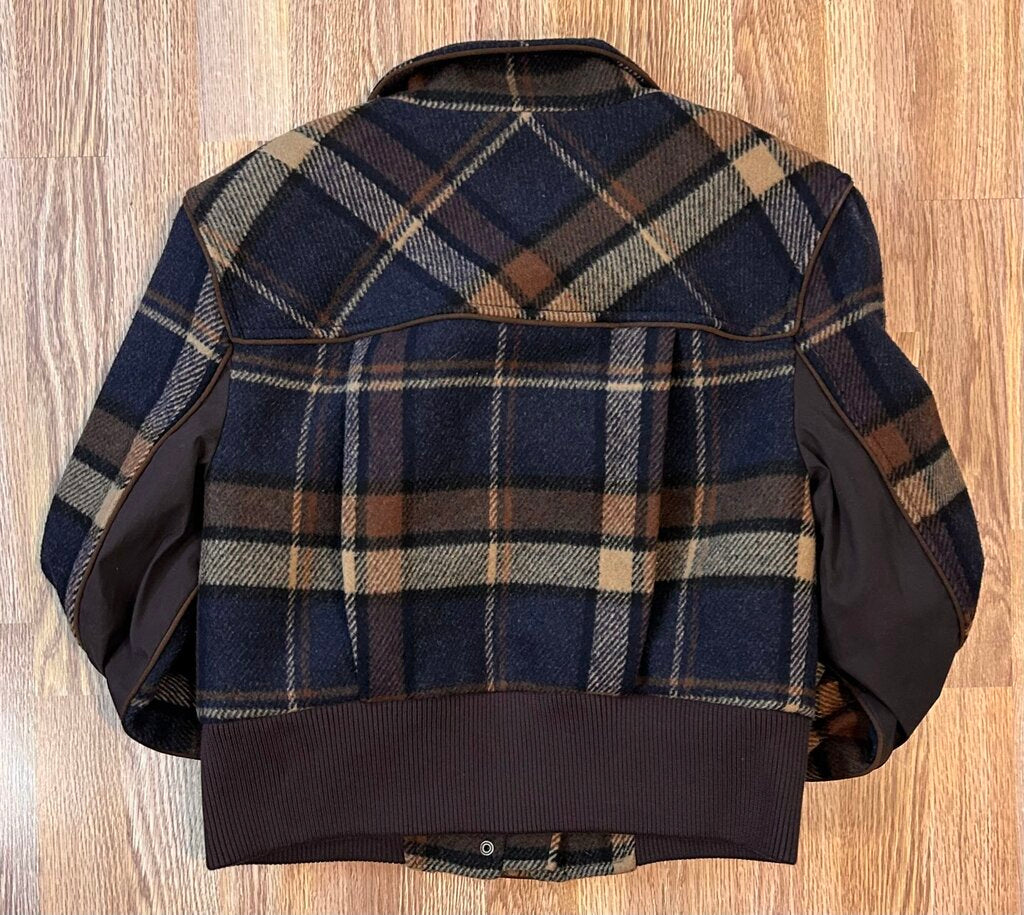 Veronica Beard NWT Jadis wool plaid cropped jacket (XS)
