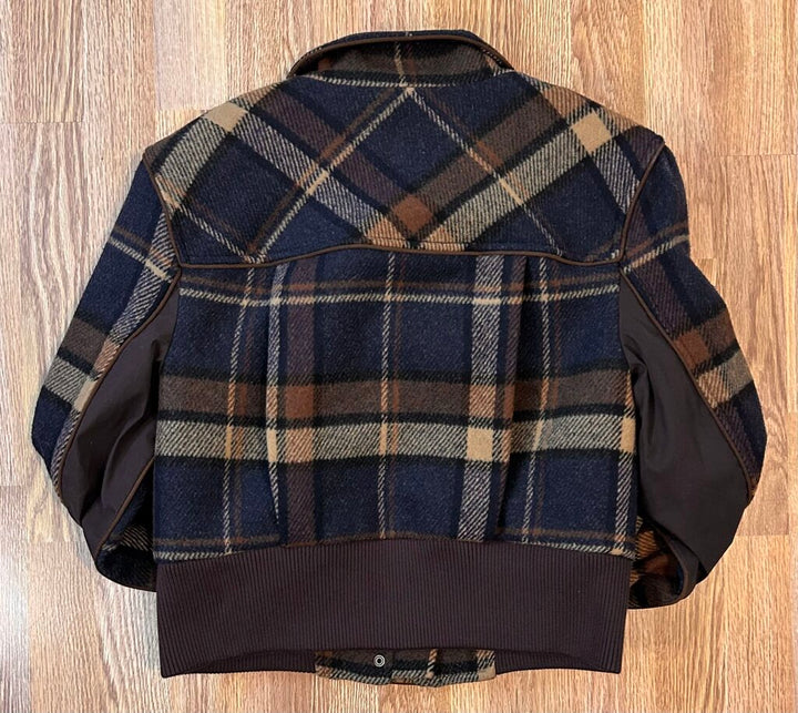 Veronica Beard NWT Jadis wool plaid cropped jacket (XS)