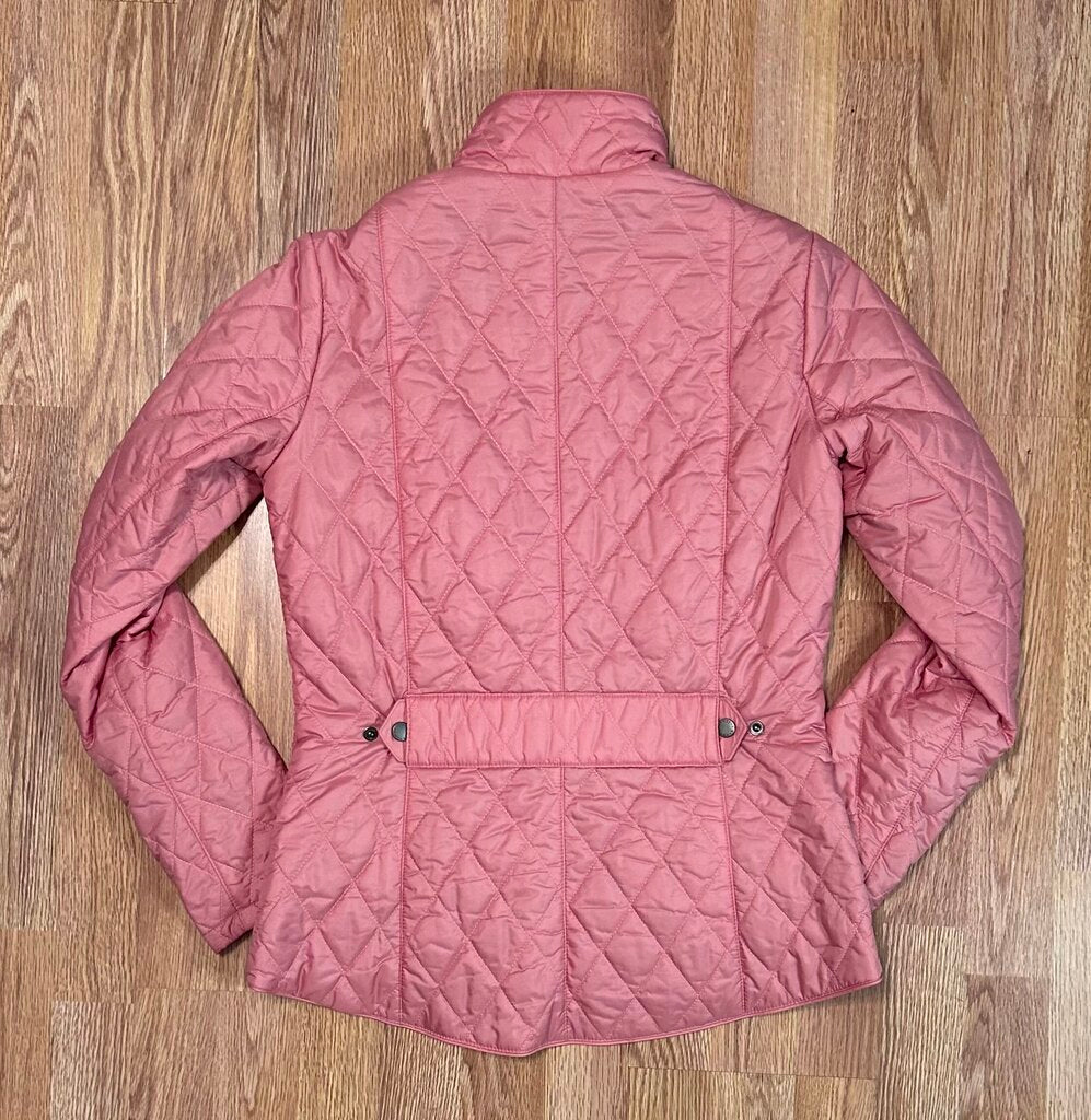 Barbour quilted high-neck jacket (size 6)
