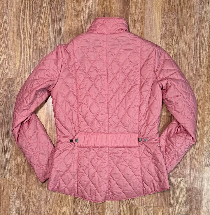 Barbour quilted high-neck jacket (size 6)