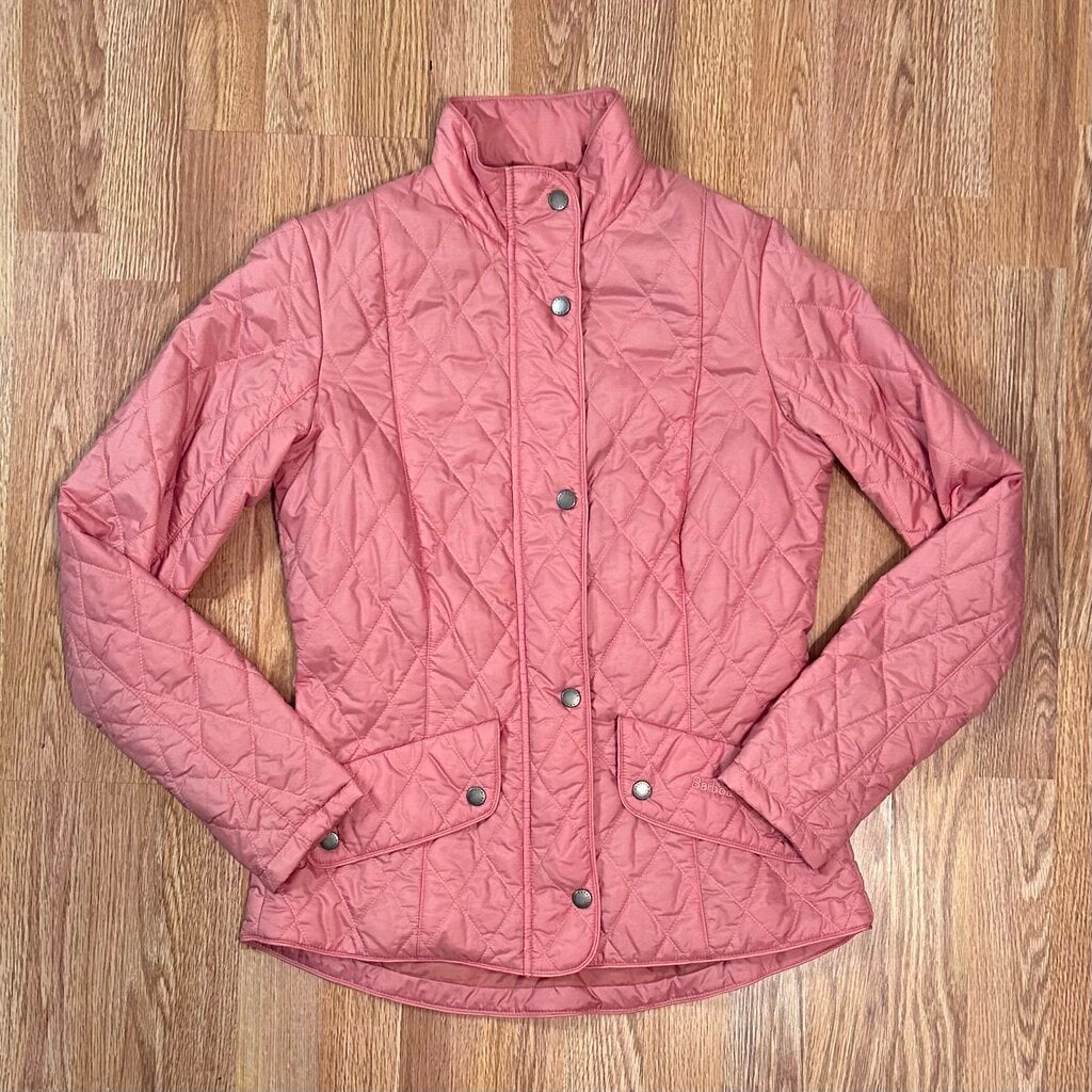 Barbour quilted high-neck jacket (size 6)