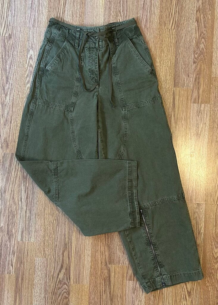 Me+Em drawstring barrel ankle cargo pant (size 0)
