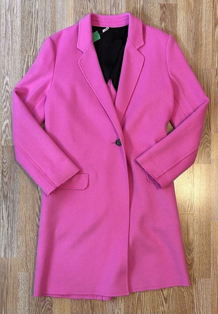 Helmut Lang wool/cashmere single button peacoat (S)