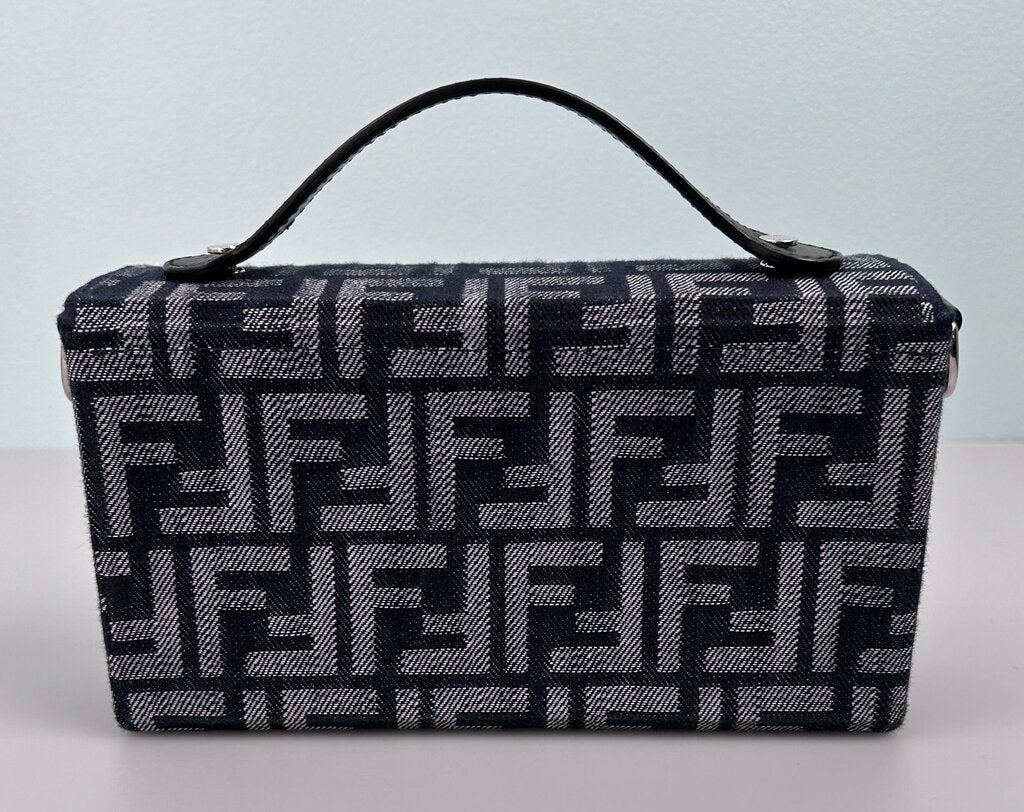 Fendi zucca soft trunk baguette
