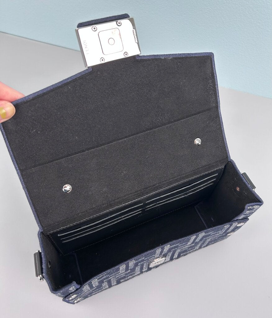 Fendi zucca soft trunk baguette