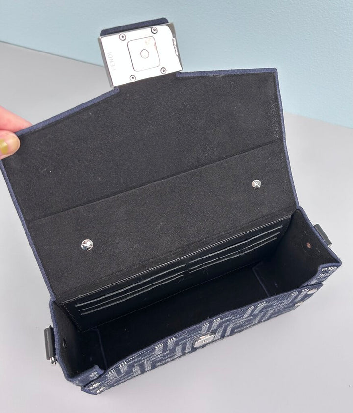 Fendi zucca soft trunk baguette