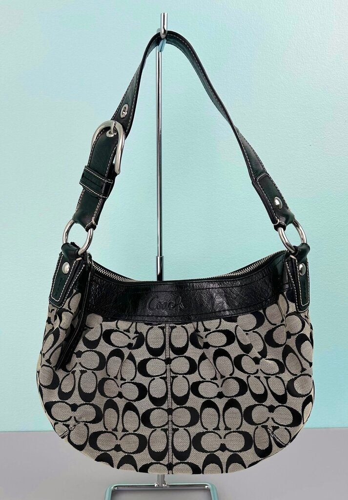 Coach Y2K Soho patent tonal monogram shoulder bag