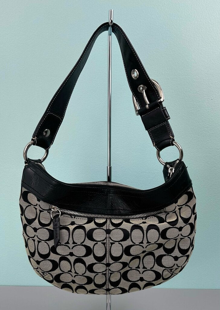 Coach Y2K Soho patent tonal monogram shoulder bag