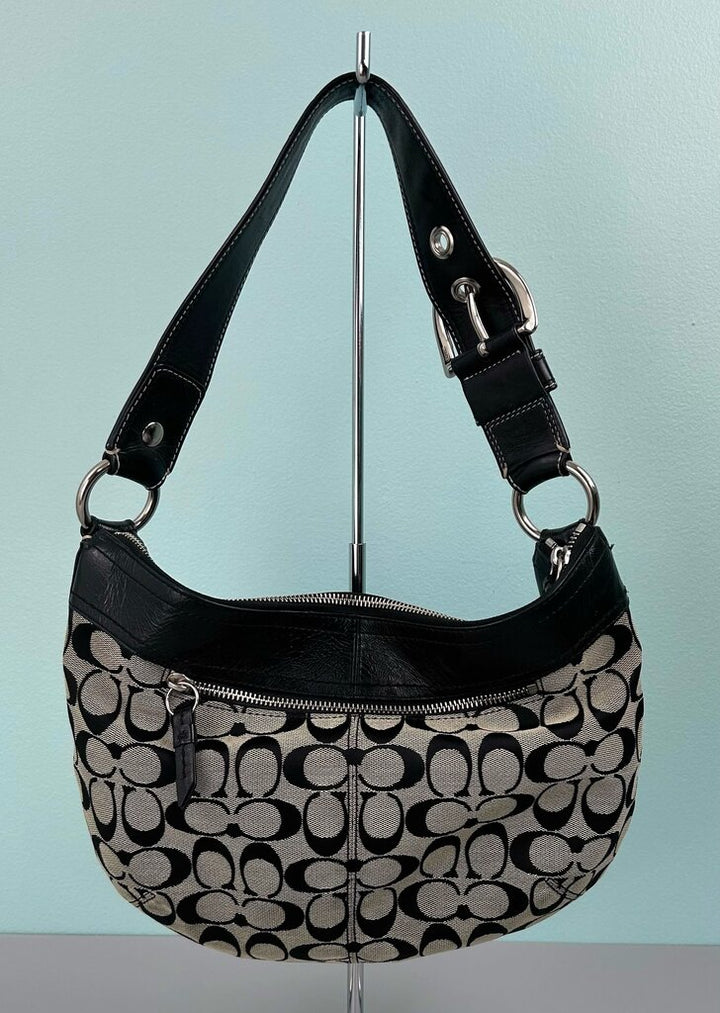 Coach Y2K Soho patent tonal monogram shoulder bag