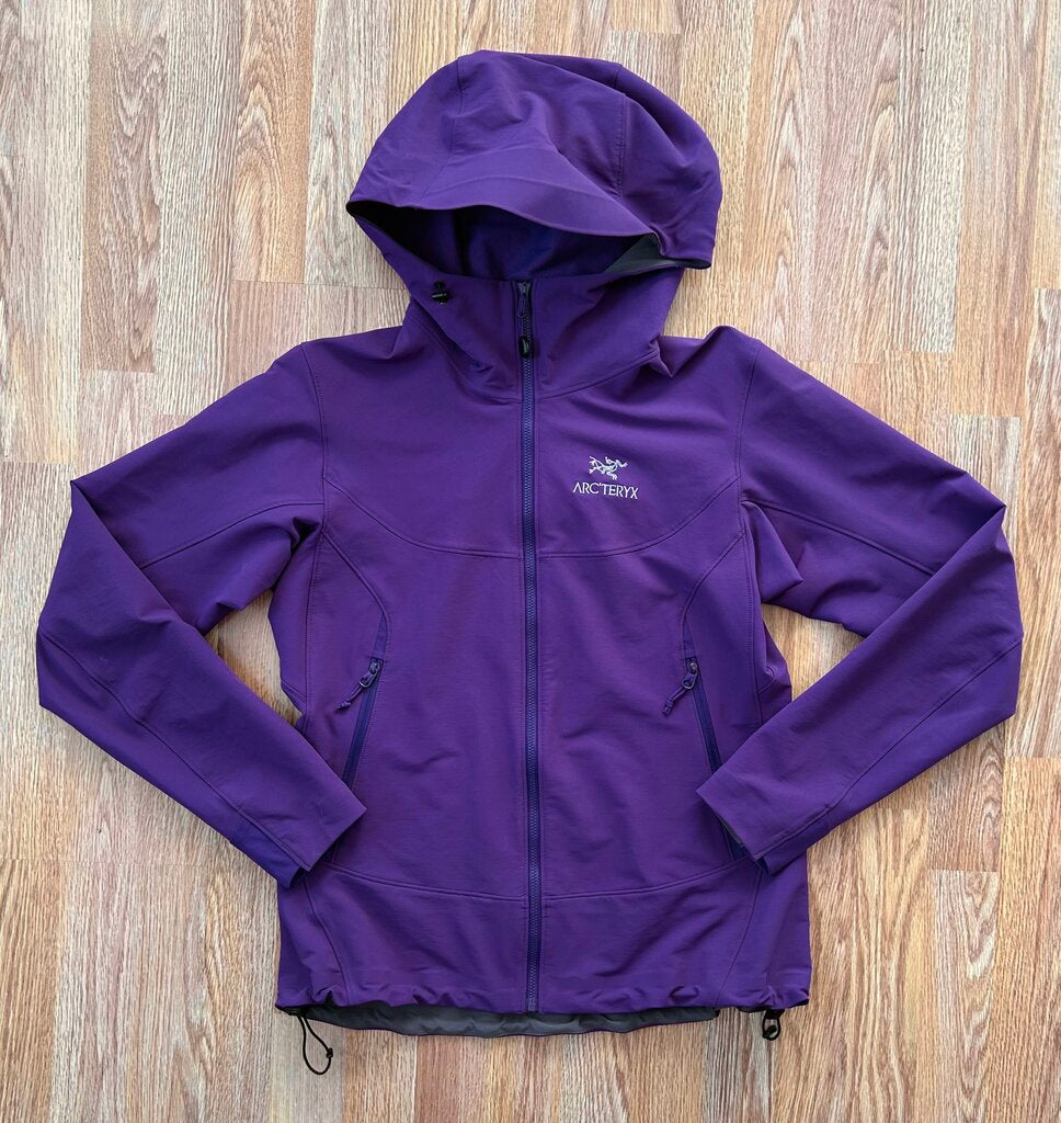 Arc'teryx Full Zip Hooded Rain Shell Jacket Size Large