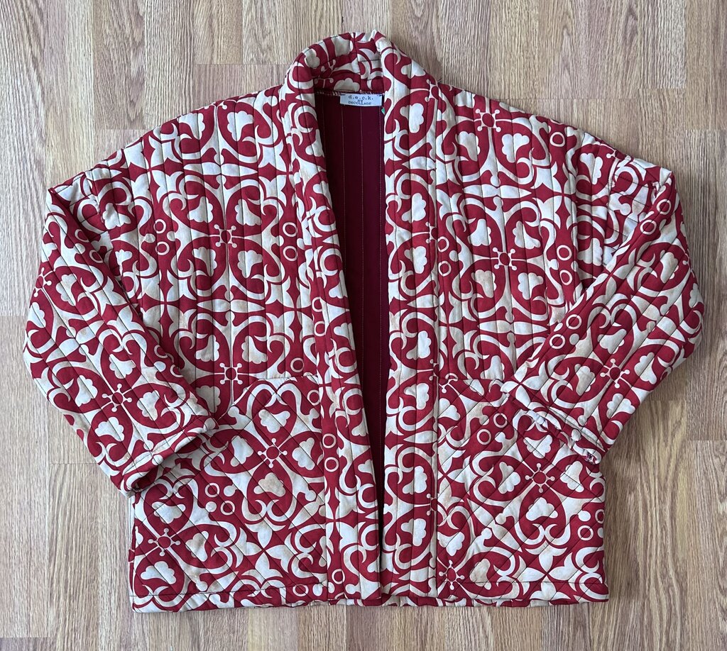 d.e.c.k. by Decollage floral quilted hangopen (M/L)